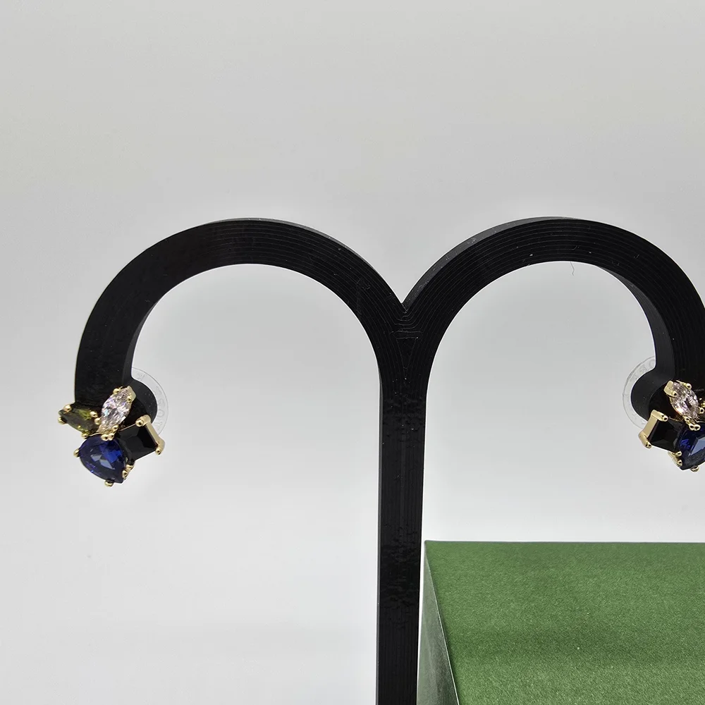 Kate Spade Blue and Green Stud Earrings MSRP=$49.00 - Picture 3 of 5